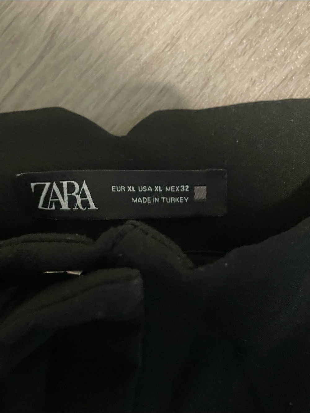 Zara Black Women's Tailored Straight Trousers - Picture 2 of 3